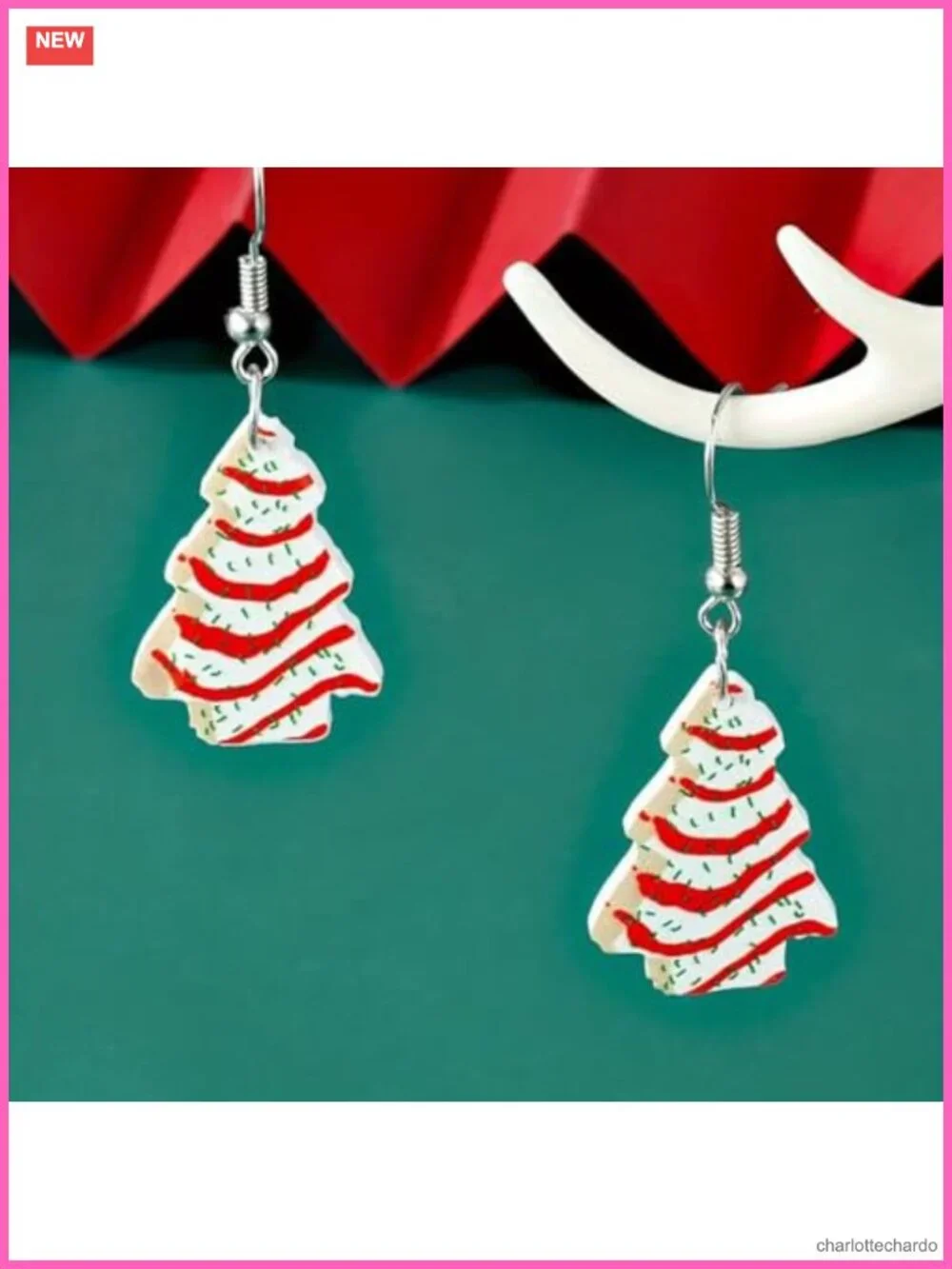 Acrylic Christmas Animal Earrings for Women Funny Boots Chicken Drop Dangle